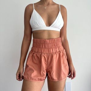 Free People Coral Athletic Shorts